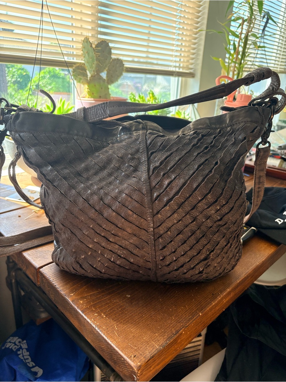 Aunts & Uncles Leather Boho Bag